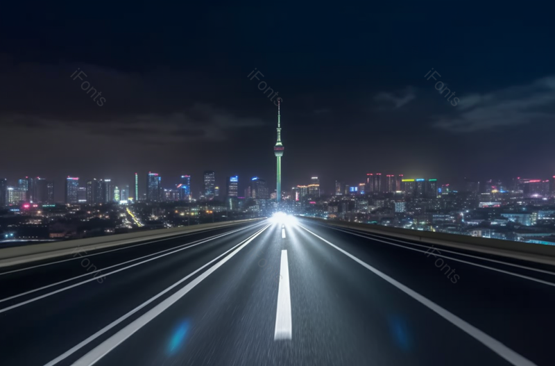 交通公路城市下的灯光夜景,高清,摄影图,摄影图片,图片大全,摄影图免费下载